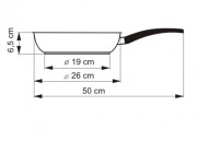 KOLIMAX Patelnia FLONAX COMFORT, średnica 26 cm