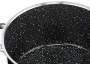 KOLIMAX Garnek CERAMMAX PRO STANDARD z pokrywką, średnica 22cm, objętość 4.5l, powierzchnia ceramiczna, czarny granit