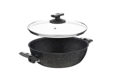 Zwiększyc obrazek KOLIMAX Patelnia uniwersalna BLACK GRANITEC, średnica 26 cm