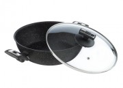 KOLIMAX Patelnia uniwersalna BLACK GRANITEC, średnica 26 cm