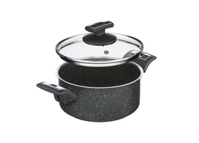 Zwiększyc obrazek KOLIMAX Rendlík BLACK GRANITEC s poklicí, průměr 18cm, objem 2.0l