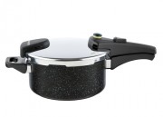 KOLIMAX Garnek ciśnieniowy BIOMAX z BIO zaworem, średnica 22cm, objętość 4.0l, BLACK GRANITEC